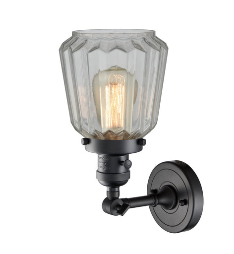 Franklin Restoration One Light Wall Sconce Matte Black