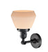 Innovations - 203SW-BK-G171 - One Light Wall Sconce - Franklin Restoration - Matte Black