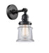 Innovations - 203SW-BK-G182S - One Light Wall Sconce - Franklin Restoration - Matte Black