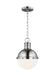 Generation Lighting - 6177101EN3-962 - One Light Mini Pendant - Hanks - Brushed Nickel