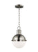 Generation Lighting - 6177101EN3-965 - One Light Mini Pendant - Hanks - Antique Brushed Nickel