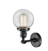 Innovations - 203SW-BK-G202-6 - One Light Wall Sconce - Franklin Restoration - Matte Black