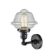 Innovations - 203SW-BK-G534 - One Light Wall Sconce - Franklin Restoration - Matte Black