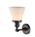 Innovations - 203SW-BK-G61 - One Light Wall Sconce - Franklin Restoration - Matte Black