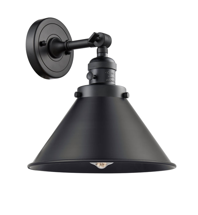 Innovations - 203SW-BK-M10-BK - One Light Wall Sconce - Franklin Restoration - Matte Black