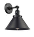 Innovations - 203SW-BK-M10-BK - One Light Wall Sconce - Franklin Restoration - Matte Black