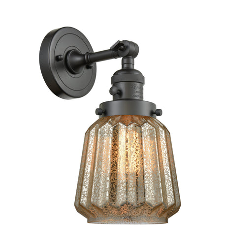 Innovations - 203SW-OB-G146 - One Light Wall Sconce - Franklin Restoration - Oil Rubbed Bronze