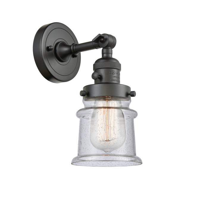 Innovations - 203SW-OB-G184S - One Light Wall Sconce - Franklin Restoration - Oil Rubbed Bronze