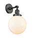 Innovations - 203SW-OB-G201-8 - One Light Wall Sconce - Franklin Restoration - Oil Rubbed Bronze