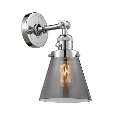 Innovations - 203SW-PC-G63 - One Light Wall Sconce - Franklin Restoration - Polished Chrome