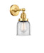 Innovations - 203SW-SG-G52 - One Light Wall Sconce - Franklin Restoration - Satin Gold
