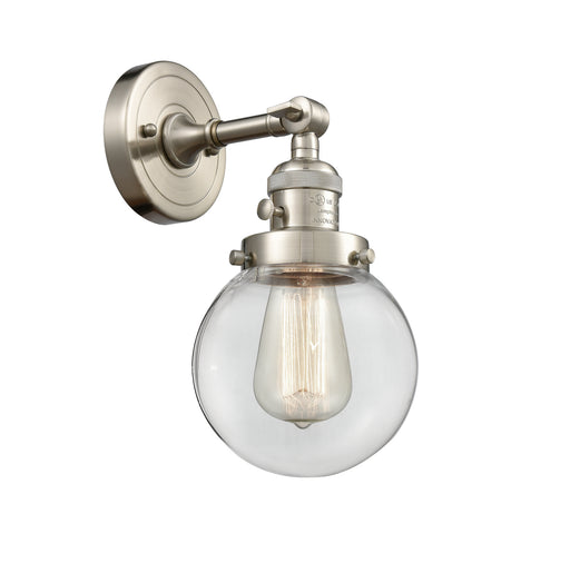 Innovations - 203SW-SN-G202-6 - One Light Wall Sconce - Franklin Restoration - Brushed Satin Nickel