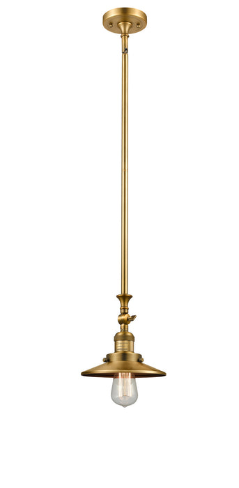 Innovations - 206-BB-M4-LED - LED Mini Pendant - Franklin Restoration - Brushed Brass
