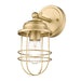 Golden - 9808-1W BCB - One Light Wall Sconce - Brushed Champagne Bronze