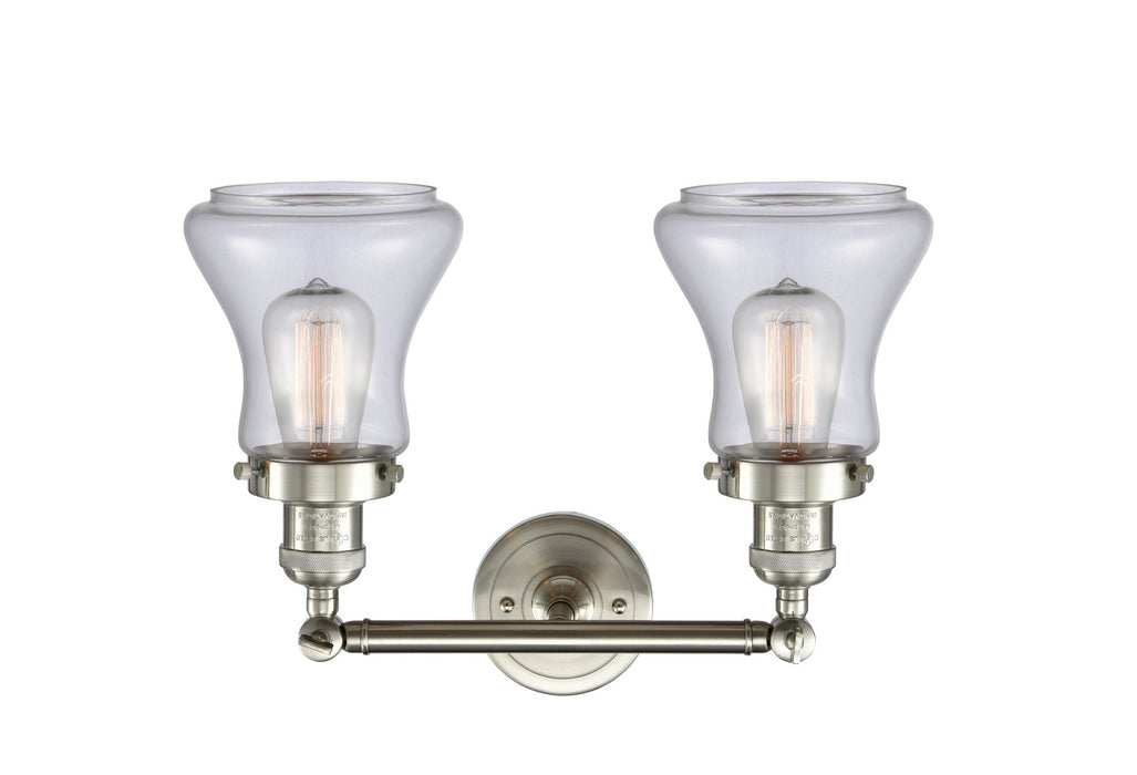 Innovations - 208-SN-G192-LED - LED Bath Vanity - Franklin Restoration - Brushed Satin Nickel