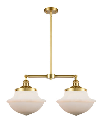 Franklin Restoration LED Island Pendant Satin Gold