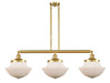 Innovations - 213-SG-G541 - Three Light Island Pendant - Franklin Restoration - Satin Gold