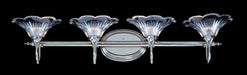 Framburg - 8734 PS - Four Light Wall Sconce - Geneva - Polished Silver
