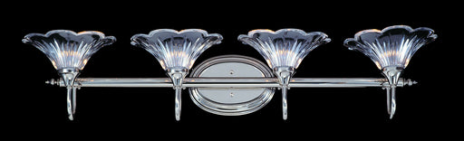 Framburg - 8734 PS - Four Light Wall Sconce - Geneva - Polished Silver