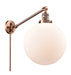 Innovations - 237-AC-G201-12 - One Light Swing Arm Lamp - Franklin Restoration - Antique Copper