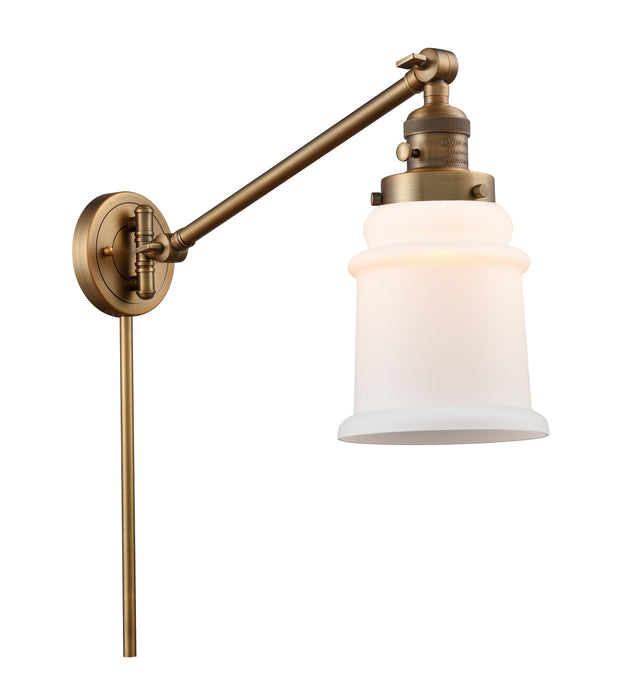 Innovations - 237-BB-G181-LED - LED Swing Arm Lamp - Franklin Restoration - Brushed Brass