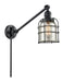 Innovations - 237-BK-G58-CE-LED - LED Swing Arm Lamp - Franklin Restoration - Matte Black