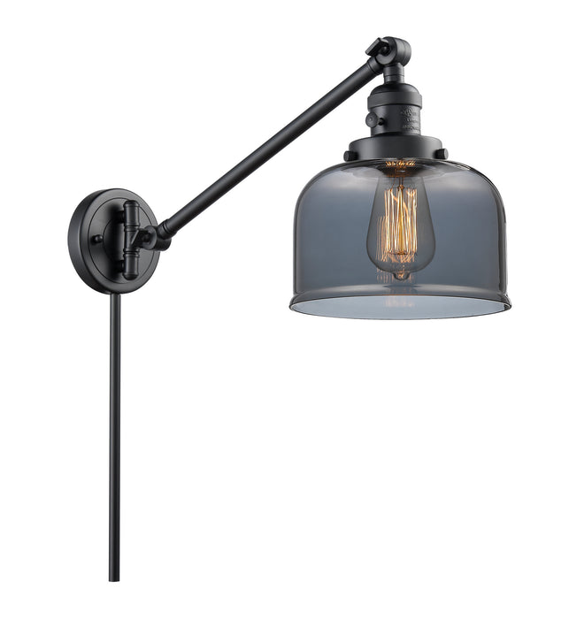 Innovations - 237-BK-G73-LED - LED Swing Arm Lamp - Franklin Restoration - Matte Black