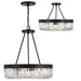 Crystorama - ALI-B2008-CZ_CEILING - Eight Light Ceiling Mount - Alister - Charcoal Bronze