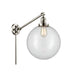Innovations - 237-PN-G202-12 - One Light Swing Arm Lamp - Franklin Restoration - Polished Nickel