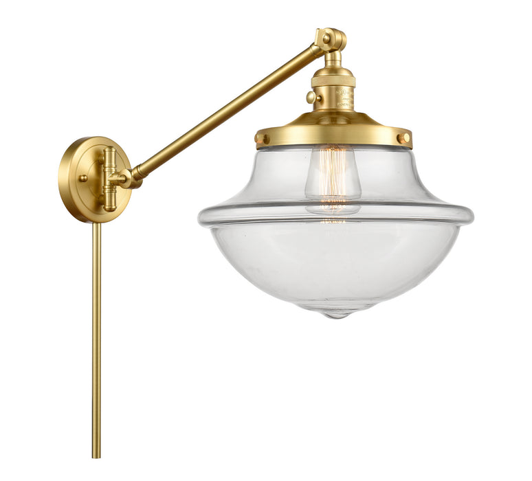 Innovations - 237-SG-G542 - One Light Swing Arm Lamp - Franklin Restoration - Satin Gold