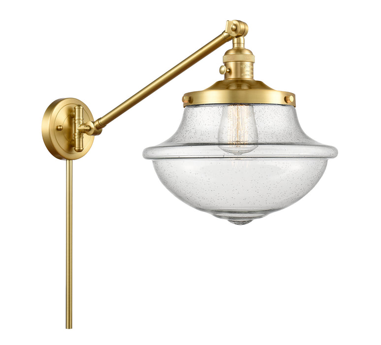 Innovations - 237-SG-G544 - One Light Swing Arm Lamp - Franklin Restoration - Satin Gold
