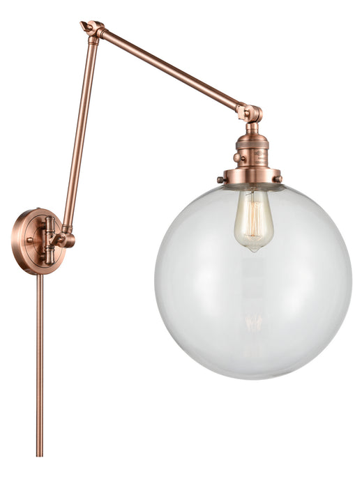 Innovations - 238-AC-G202-12 - One Light Swing Arm Lamp - Franklin Restoration - Antique Copper