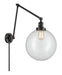 Innovations - 238-BK-G202-12 - One Light Swing Arm Lamp - Franklin Restoration - Matte Black
