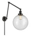 Innovations - 238-BK-G204-12 - One Light Swing Arm Lamp - Franklin Restoration - Matte Black