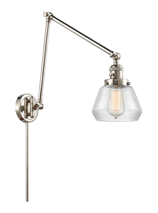 Innovations - 238-PN-G172 - One Light Swing Arm Lamp - Franklin Restoration - Polished Nickel