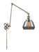 Innovations - 238-PN-G173 - One Light Swing Arm Lamp - Franklin Restoration - Polished Nickel