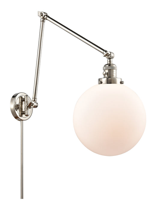 Innovations - 238-PN-G201-10 - One Light Swing Arm Lamp - Franklin Restoration - Polished Nickel