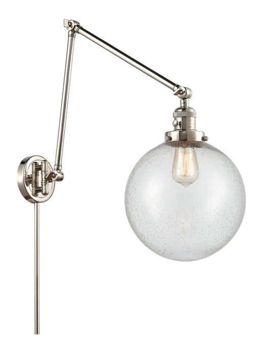 Innovations - 238-PN-G204-10 - One Light Swing Arm Lamp - Franklin Restoration - Polished Nickel