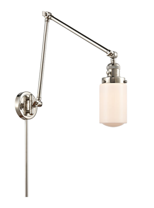 Innovations - 238-PN-G311 - One Light Swing Arm Lamp - Franklin Restoration - Polished Nickel
