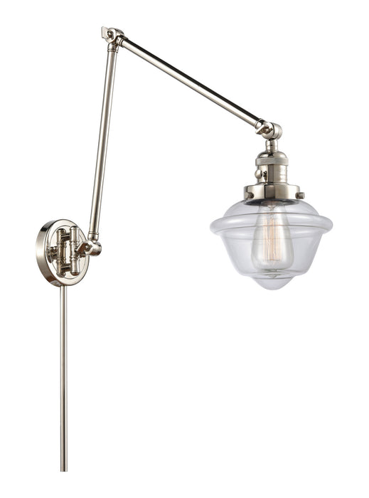 Innovations - 238-PN-G532 - One Light Swing Arm Lamp - Franklin Restoration - Polished Nickel