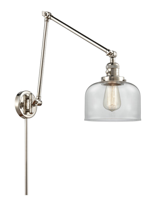 Innovations - 238-PN-G72 - One Light Swing Arm Lamp - Franklin Restoration - Polished Nickel