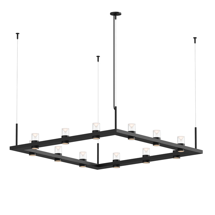 Sonneman - 20QKS04B - LED Pendant - Intervals® - Satin Black