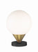 George Kovacs - P1831-1-618 - One Light Table Lamp - Alluria - Weathered Black W/Autumn Gold