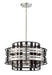 Metropolitan - N7986-420 - Eight Light Pendant - Presten - Brushed Nickel W/ Sand Coal