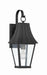 Minka-Lavery - 72781-66G - One Light Outdoor Wall Mount - Chateau Grande - Coal W/Gold
