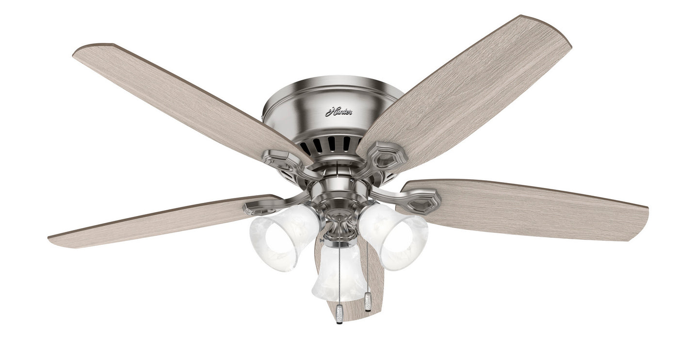 Hunter - 51112 - 52``Ceiling Fan - Builder - Brushed Nickel