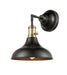 Innovations - 443SW-1W-BAB-M15BK - One Light Wall Sconce - Black Antique Brass