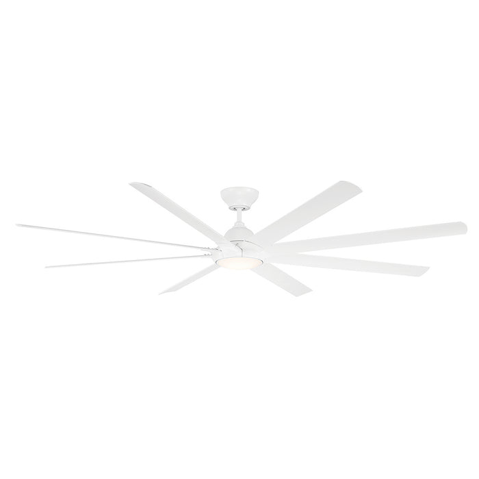 Modern Forms Fans - FR-W1805-96L-27-MW - 96``Ceiling Fan - Hydra - Matte White/ Titanium Silver
