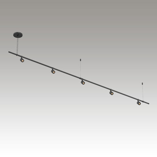 Sonneman - SLS1284 - Five Light Pendant - Suspenders® - Satin Black
