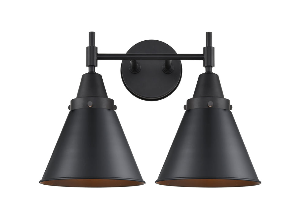 Innovations - 447-2W-BK-M13-BK - Two Light Bath Vanity - Matte Black